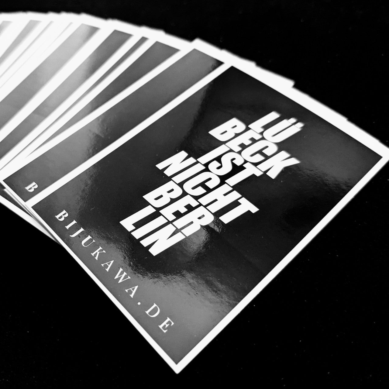 Lübeck ist nicht Berlin Sticker RAW (10er Pack)