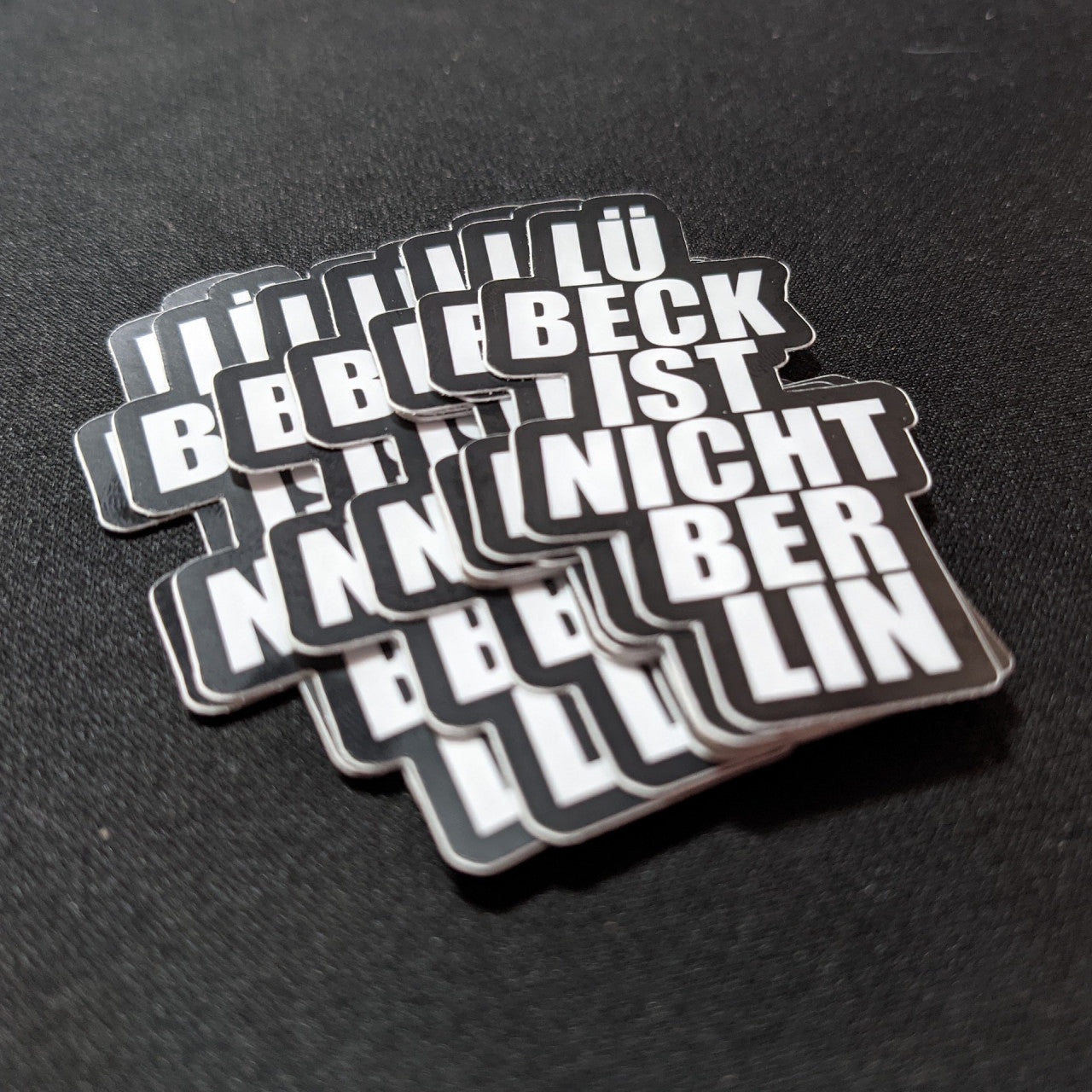 Lübeck ist nicht Berlin Sticker (10er Pack)